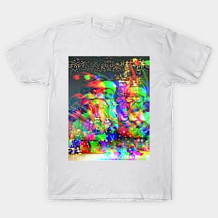 Psychedelic Trippy Xmas Santa T-Shirt